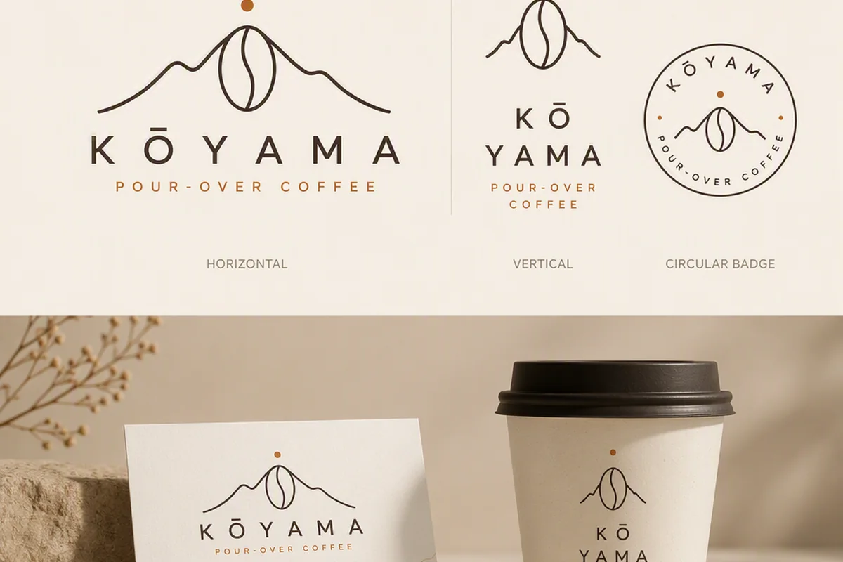 极简咖啡品牌LOGO