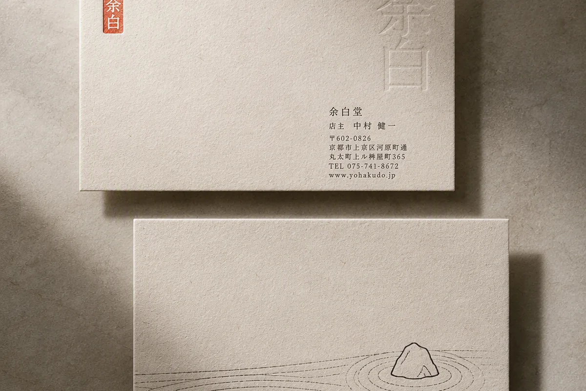 日式极简名片设计