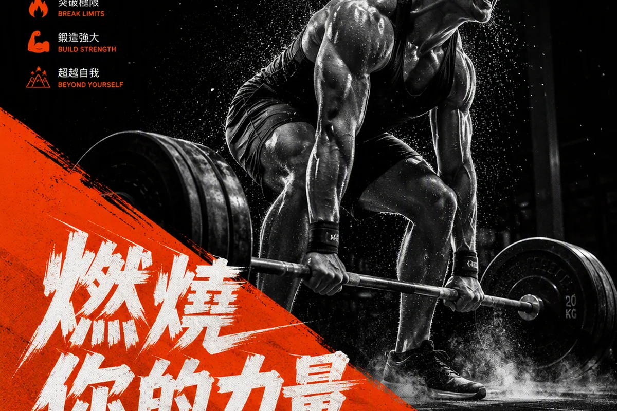 健身品牌宣传海报