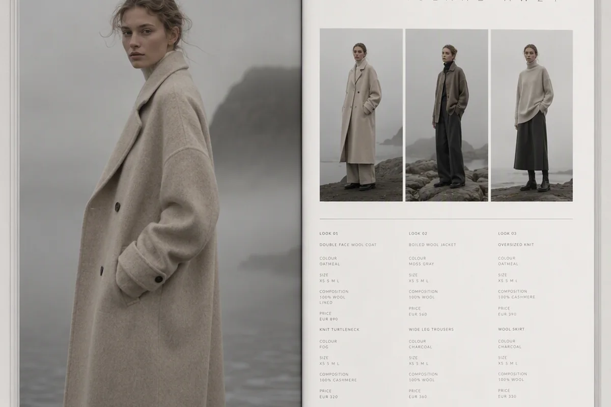 女装Lookbook排版