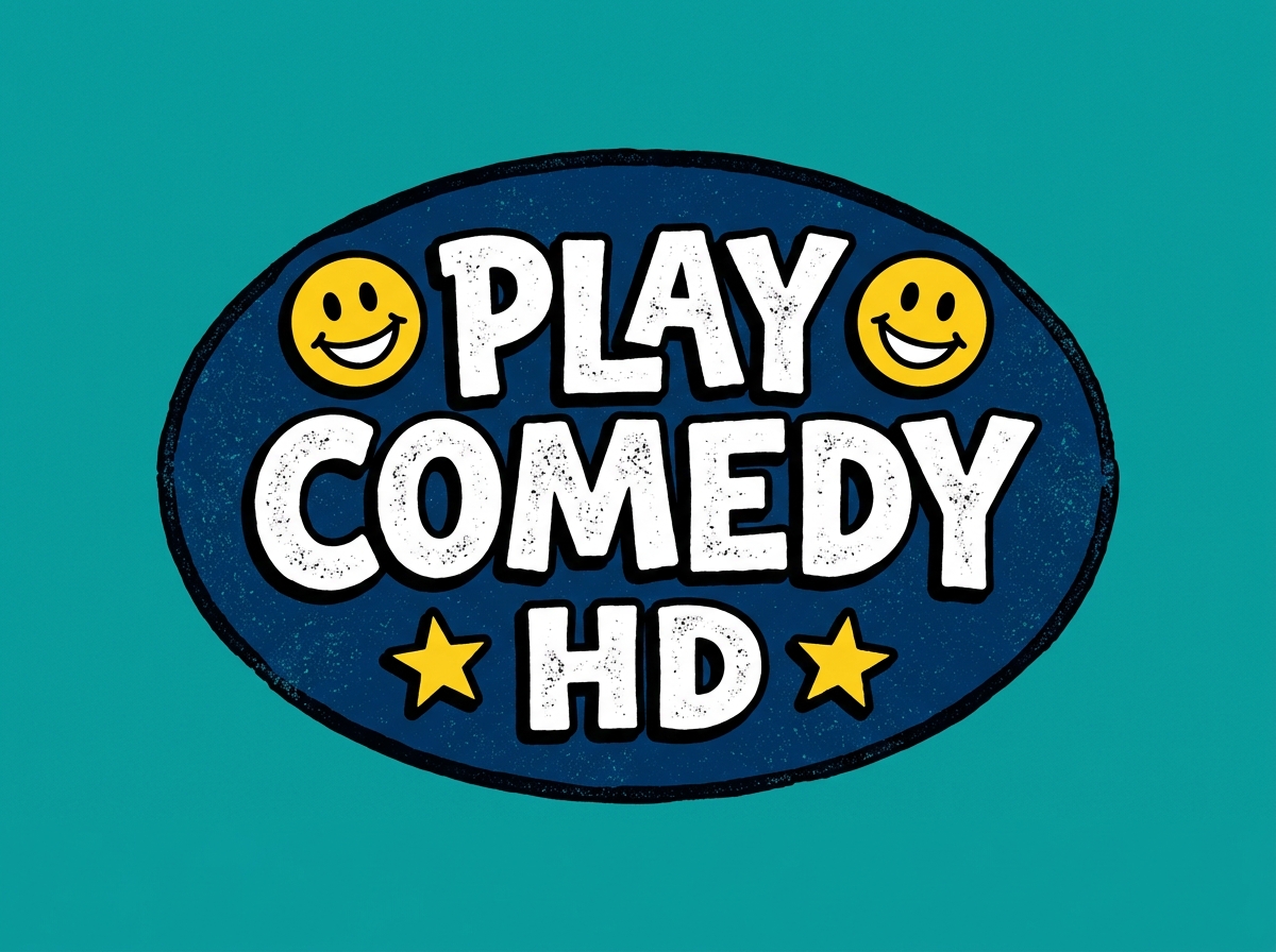 充满活力的标志设计,带有文字“PLAY